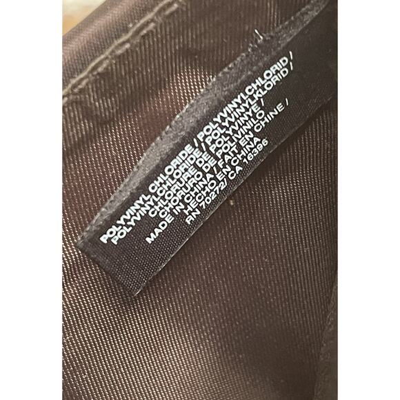 VTG Liz Claiborne Logo Brown Leather Snap Tri-Fold Wallet ID Credit Card Coin - Picture 14 of 14